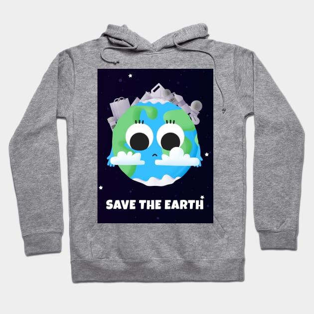 Save the earth Hoodie by stevekim0417